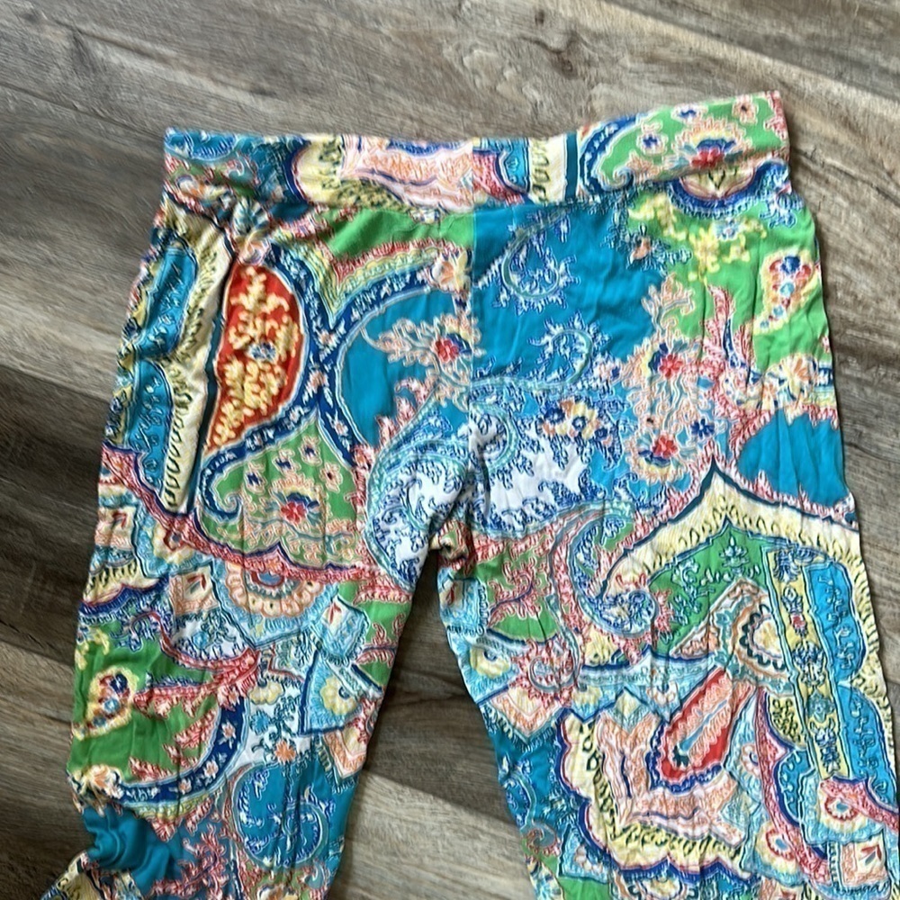 Lauren Ralph Lauren pajama pants online multicolored bohemian petite large - Picture 6 of 9